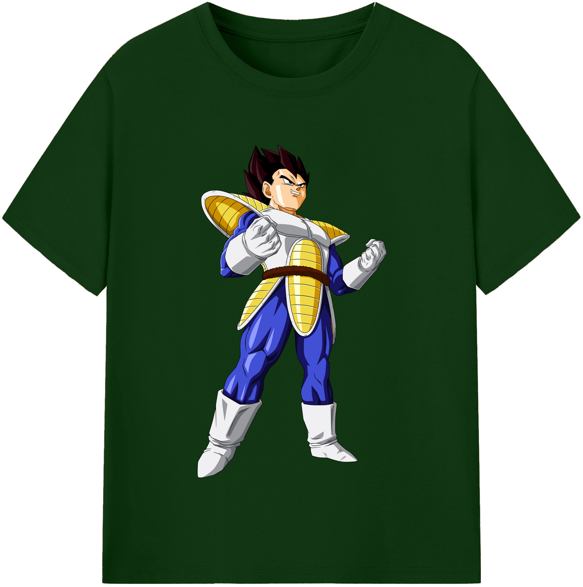 （画像用） ドラゴンボール ベジータ四世（Bejīta Yonsei）DRAGON BALL Vegeta IV 綿100％半袖Tシャツ（フロントプリント）